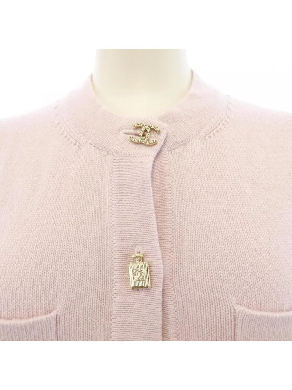 Chanel Long Cardigan Pink
